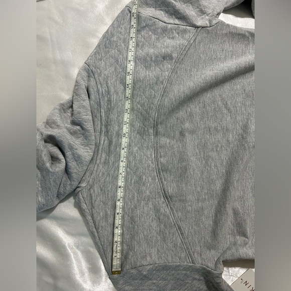 Danskin Light Gray Hoodie Sweater - Picture 12 of 12